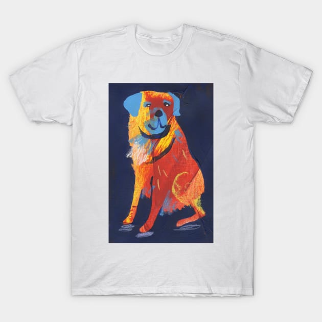 Orange Dog T-Shirt by OllieLett